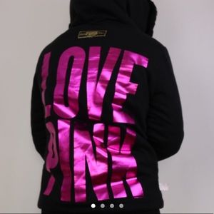 🖤 RARE VS PINK REVERSIBLE FAUX FUR SWEATER 🖤